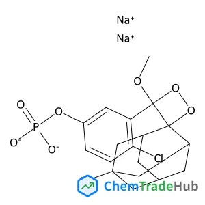 Disodium 4-chloro-3-[(1'R,3'S,5's,7's)-5'-chloro-4-methoxyspiro[1,2-dioxetane-3,2'-tricyclo[3.3.1.1~3,7~]decan]-4-yl]phenyl phosphate