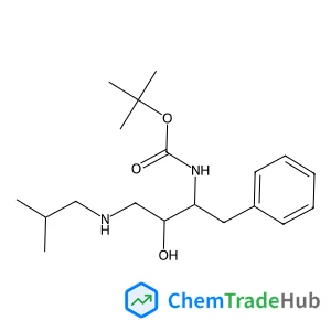 2-Methyl-2-propanyl [(2S,3R)-3-hydroxy-4-(isobutylamino)-1-phenyl-2-butanyl]carbamate