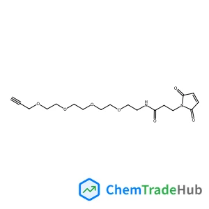 3-(2,5-Dioxo-2,5-dihydro-1H-pyrrol-1-yl)-N-(3,6,9,12-tetraoxapentadec-14-yn-1-yl)propanamide