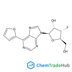 9-(3-Deoxy-3-fluoro-beta-D-ribofuranosyl)-6-(2-furyl)-9H-purine