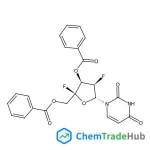 ((2S,3S,4R,5R)-3-(BENZOYLOXY)-5-(2,4-DIOXO-3,4-DIHYDROPYRIMIDIN-1(2H)-YL)-2,4-DIFLUOROTETRAHYDROFURAN-2-YL)METHYL BENZOATE