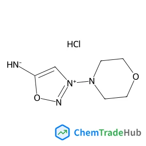 [3-(4-Morpholinyl)-1,2,3-oxadiazol-3-ium-5-yl]azanide hydrochloride (1:1)