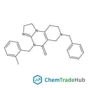 7-Benzyl-4-(2-methylbenzyl)-2,4,6,7,8,9-hexahydroimidazo[1,2-a]pyrido[3,4-e]pyrimidin-5(1H)-one