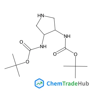 (R,R)-3,4-trans-(N-Boc)-diaminopyrrolidine