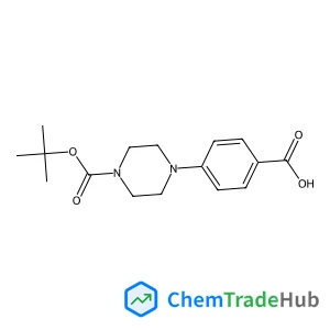 4-(4-{[(2-Methyl-2-propanyl)oxy]carbonyl}-1-piperazinyl)benzoic acid
