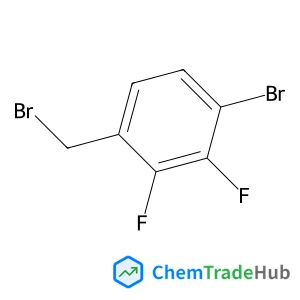1-Bromo-4-(bromomethyl)-2,3-difluorobenzene structure 1-Bromo-4-(bromomethyl)-2,3-difluorobenzene structure