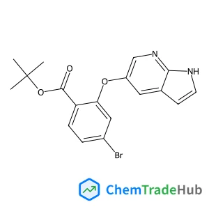 2-Methyl-2-propanyl 4-bromo-2-(1H-pyrrolo[2,3-b]pyridin-5-yloxy)benzoate
