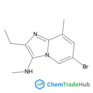 6-Bromo-2-ethyl-N,8-dimethylimidazo[1,2-a]pyridin-3-amine