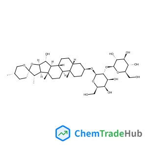 (3beta,5beta,15alpha,22S,25S)-15-Hydroxyspirostan-3-yl 2-O-beta-D-glucopyranosyl-beta-D-galactopyranoside