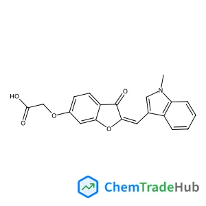 ({(2E)-2-[(1-Methyl-1H-indol-3-yl)methylene]-3-oxo-2,3-dihydro-1-benzofuran-6-yl}oxy)acetic acid