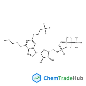5'-O-[({[Dichloro(phosphono)methyl](hydroxy)phosphoryl}oxy)(hydroxy)phosphoryl]-N-[2-(methylsulfanyl)ethyl]-2-[(3,3,3-trifluoropropyl)sulfanyl]adenosine