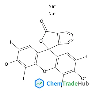 Disodium 2',4',5',7'-tetraiodo-3-oxo-3H-spiro[2-benzofuran-1,9'-xanthene]-3',6'-diolate