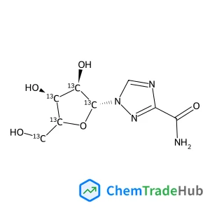 1-[(4xi)-beta-D-(~13~C_5_)-erythro-Pentofuranosyl]-1H-1,2,4-triazole-3-carboxamide