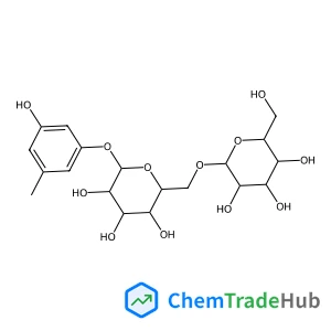 3-Hydroxy-5-methylphenyl 6-O-beta-D-glucopyranosyl-beta-D-glucopyranoside