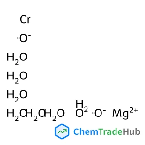 Chromic acid (H2CrO4), magnesium salt (1:1), pentahydrate (8CI,9CI) structure