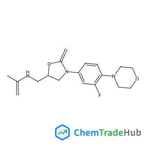Acetamide, N-[[(5S)-3-[3-fluoro-4-(4-morpholinyl)phenyl]-2-oxo-5-oxazolidinyl]methyl]-