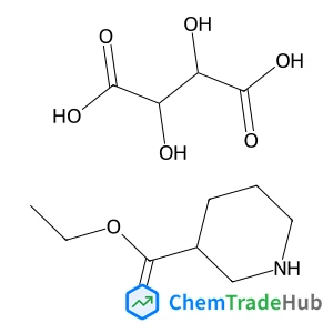 (2S,3S)-2,3-Dihydroxysuccinic acid - ethyl (3R)-3-piperidinecarboxylate (1:1)