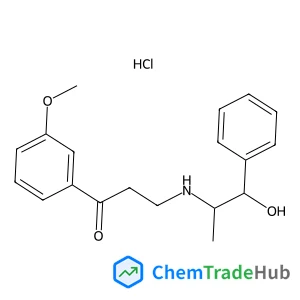 3-{[(1R,2S)-1-Hydroxy-1-phenyl-2-propanyl]amino}-1-(3-methoxyphenyl)-1-propanone hydrochloride (1:1)