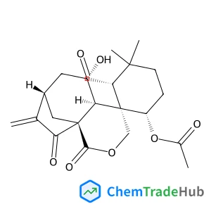 (1S,1'S,2S,6R,6'S,7'S,9'S)-6-Formyl-7'-hydroxy-5,5-dimethyl-10'-methylene-2',11'-dioxo-3'-oxaspiro[cyclohexane-1,5'-tricyclo[7.2.1.0~1,6~]dodecan]-2-yl acetate