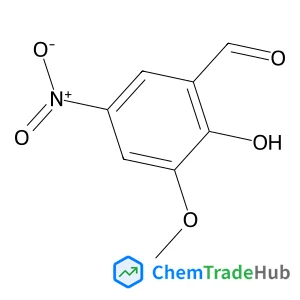 2-Hydroxy-3-methoxy-5-nitrobenzaldehyde structure