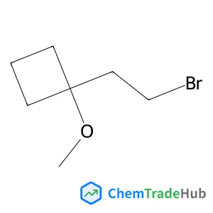 1-(2-Bromoethyl)-1-methoxycyclobutane structure