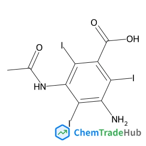 3-Acetamido-5-amino-2,4,6-triiodobenzoic acid
