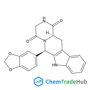 (6R,12aR)-6-(1,3-Benzodioxol-5-yl)-2,3,6,7,12,12a-hexahydropyrazino[1',2':1,6]pyrido[3,4-b]indole-1,4-dione