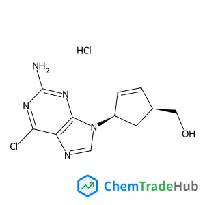 ((1S,4R)-4-(2-AMINO-6-CHLORO-9H-PURIN-9-YL)CYCLOPENT-2-EN-1-YL)METHANOL HYDROCHLORIDE