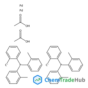 acetoxy-[[2-(bis-o-tolylphosphanyl)phenyl]methyl]palladium