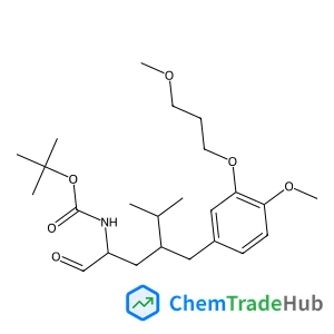 tert-Butyl ((2S,4S)-4-(4-methoxy-3-(3-methoxypropoxy)benzyl)-5-methyl-1-oxohexan-2-yl)carbamate