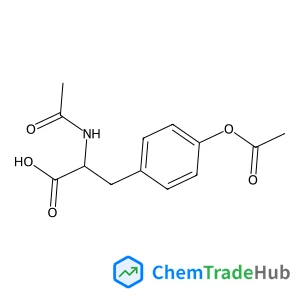 N,O-Diacetyl-L-tyrosine structure