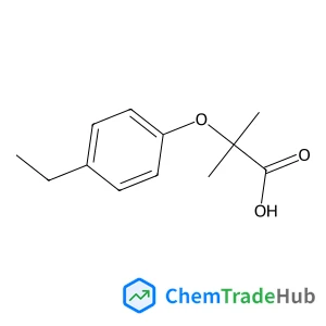 2-(4-Ethylphenoxy)-2-methylpropanoic acid structure