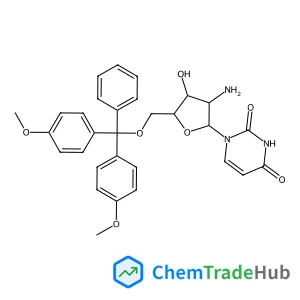 1-[(2R,3R,4S,5R)-3-amino-5-[[bis(4-methoxyphenyl)-phenylmethoxy]methyl]-4-hydroxyoxolan-2-yl]pyrimidine-2,4-dione