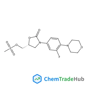 {(5R)-3-[3-Fluoro-4-(4-morpholinyl)phenyl]-2-oxo-1,3-oxazolidin-5-yl}methyl methanesulfonate
