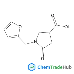 1-(2-Furylmethyl)-5-oxo-3-pyrrolidinecarboxylic acid
