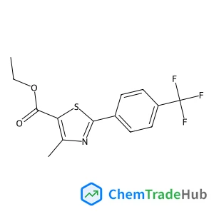 Ethyl 4-methyl-2-[4-(trifluoromethyl)phenyl]-1,3-thiazole-5-carboxylate