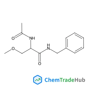 N~2~-Acetyl-N-benzyl-O-methyl-D-serinamide