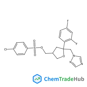 ((3S,5R)-5-((1H-1,2,4-Triazol-1-yl)methyl)-5-(2,4-difluorophenyl)tetrahydrofuran-3-yl)methyl 4-chlorobenzenesulfonate