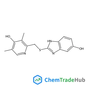 2-{[(6-Hydroxy-1H-benzimidazol-2-yl)sulfanyl]methyl}-3,5-dimethyl-4(1H)-pyridinone