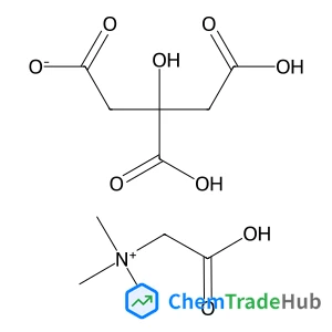 2-(Trimethylammonio)acetate compound with 2-hydroxy-propane-1,2,3-tricarboxylic acid (1:1)