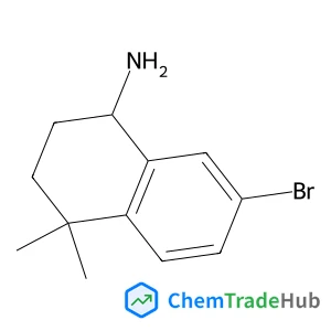 7-Bromo-4,4-dimethyl-1,2,3,4-tetrahydro-1-naphthalenamine