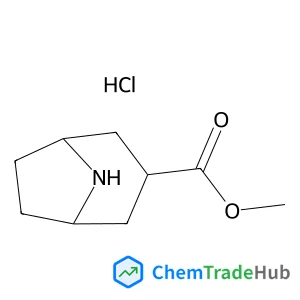 Methyl 8-azabicyclo[3.2.1]octane-3-carboxylate hydrochloride structure