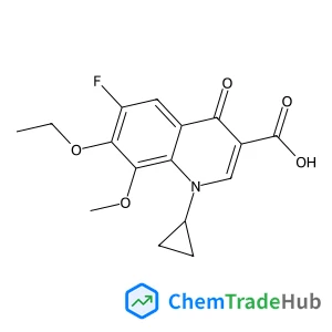 1-Cyclopropyl-7-ethoxy-6-fluoro-8-methoxy-4-oxo-1,4-dihydro-3-quinolinecarboxylic acid