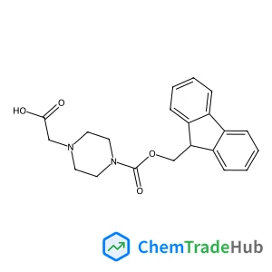 2-(4-{[(9H-fluoren-9-yl)methoxy]carbonyl}piperazin-1-yl)acetic acid