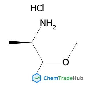 (2R)-3-Methoxy-2-butanamine hydrochloride (1:1) structure