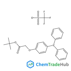 (4-{2-[(2-Methyl-2-propanyl)oxy]-2-oxoethoxy}phenyl)(diphenyl)sulfonium trifluoromethanesulfonate