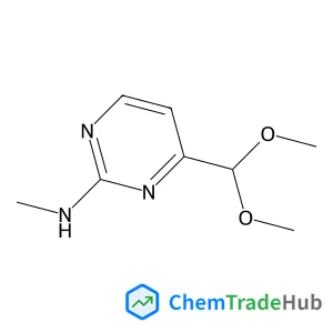 4-(Dimethoxymethyl)-N-methylpyrimidin-2-amine structure