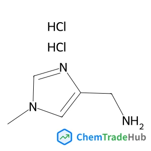 1H-Imidazole-4-methanamine, 1-methyl-, hydrochloride (1:2) 1H-Imidazole-4-methanamine, 1-methyl-, hydrochloride (1:2)