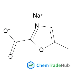 Sodium 5-methyl-1,3-oxazole-2-carboxylate structure