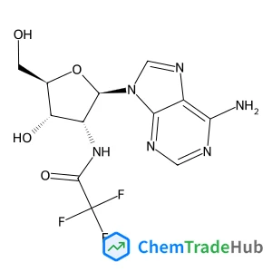 2'-Deoxy-2'-[(trifluoroacetyl)amino]adenosine structure